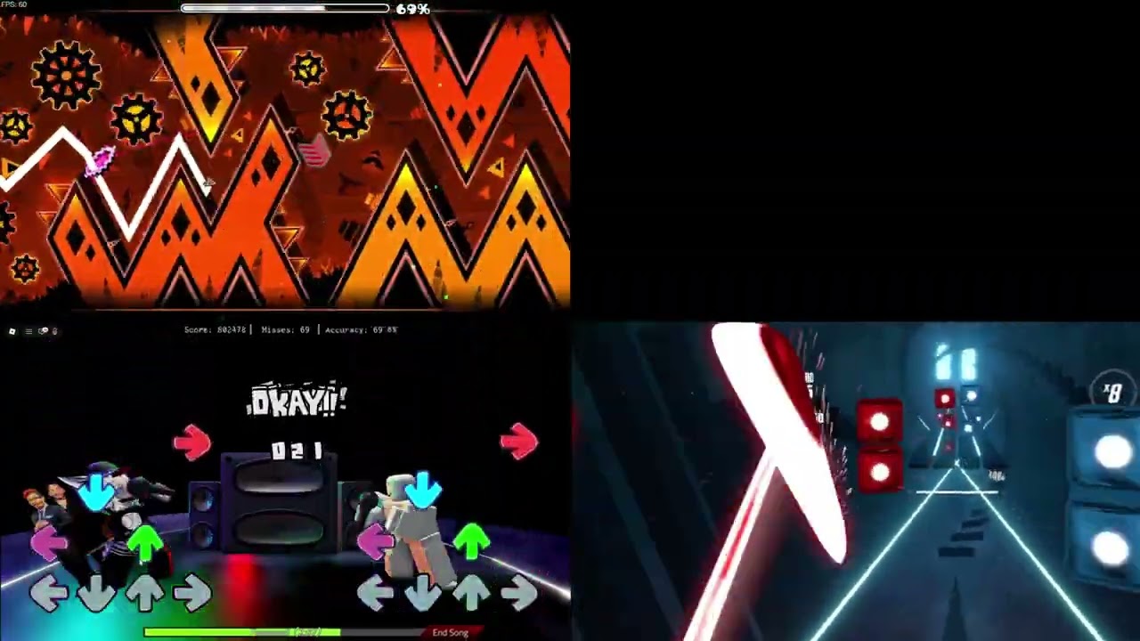 Flamewall on 3 different games at the same time