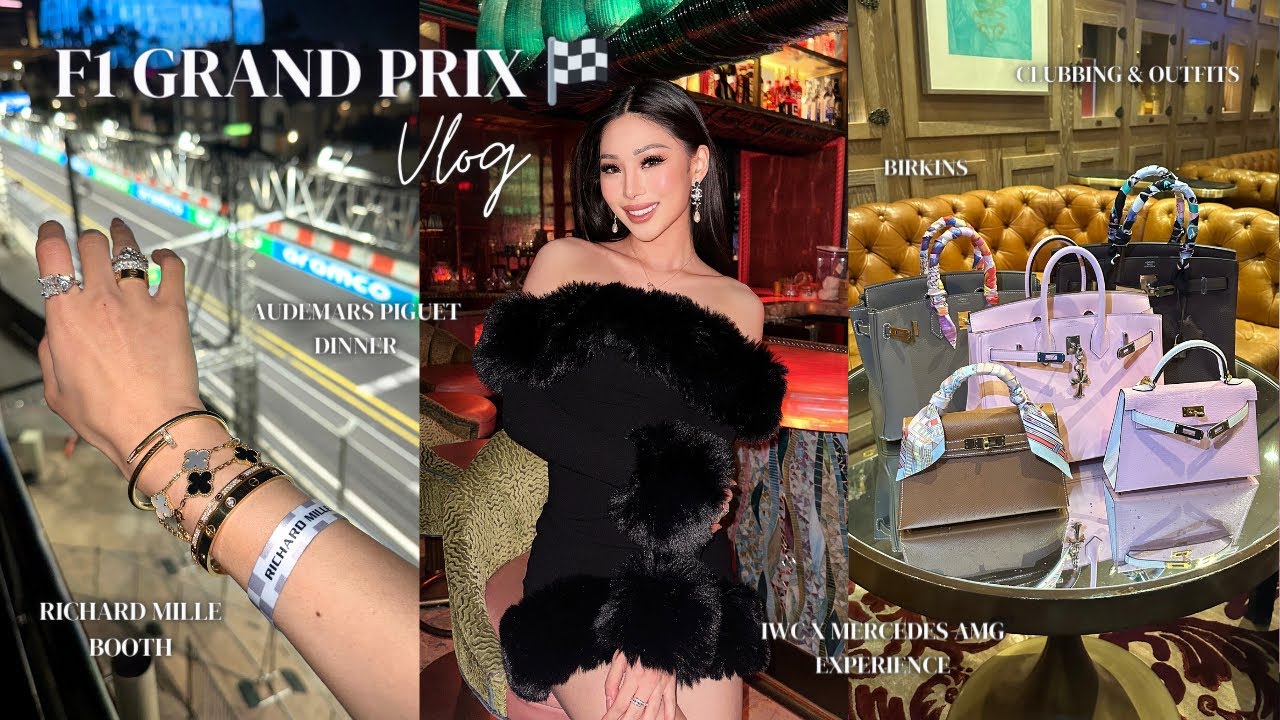 Vegas Vlog | F1 Grand Prix, Richard Mille Suite, Mercedes AMG, Hermes Birkins,$1.5m AP watch