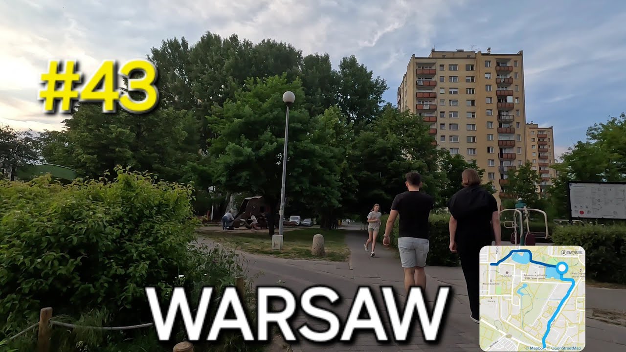 Warszawa // Warsaw Poland Walking Tour 4k // May 20 , 2024 // GoPro Hero 11 Black footage