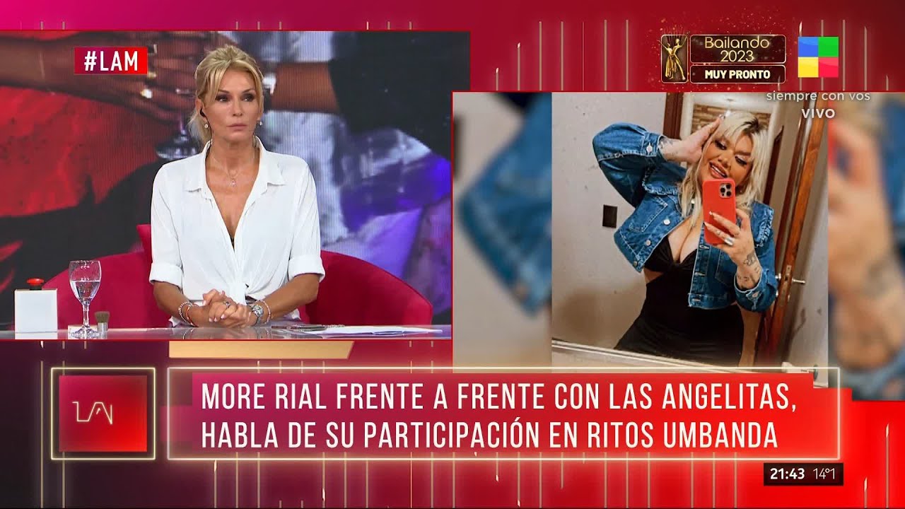 MORE RIAL HABLÓ en VIVO de su PARTICIPACIÓN en RITOS UMBANDA, su RELACIÓN con JORGE y sus EX NIÑERAS
