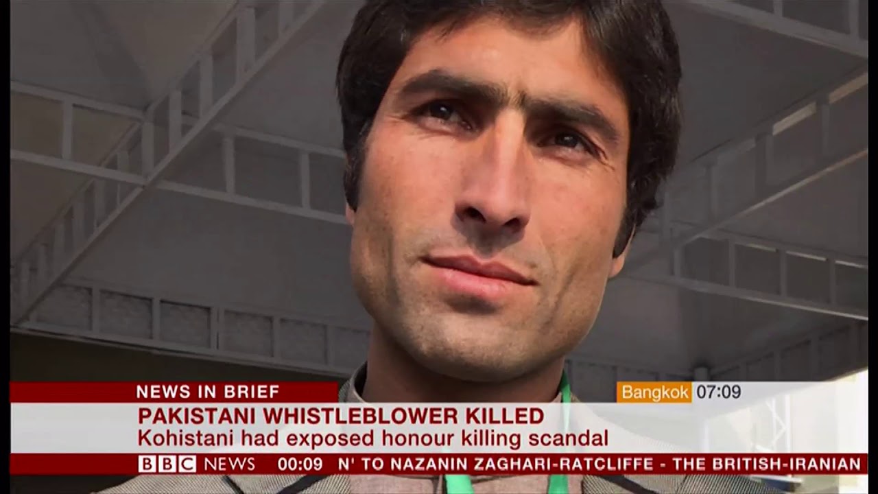 Afzal Kohistani - honour killing whistleblower killed (Pakistan) - BBC News - 8th March 2019