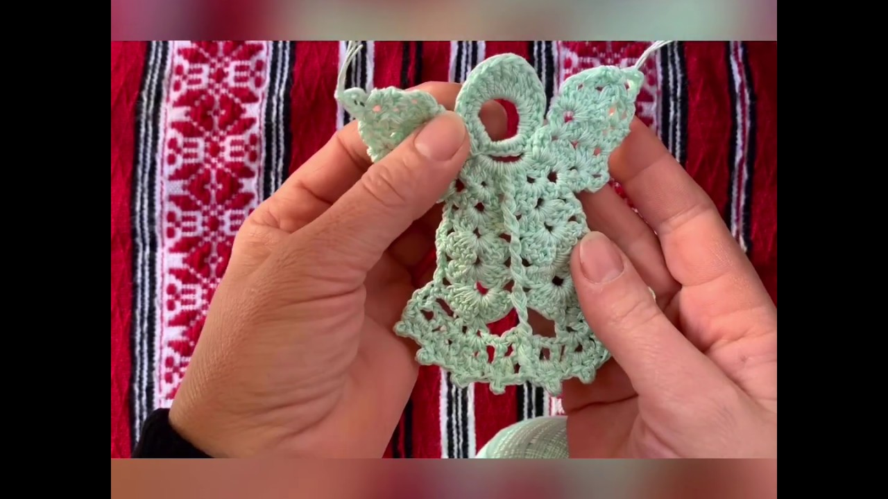 &Icirc;ngeraș crosetat , decorație, aplicație