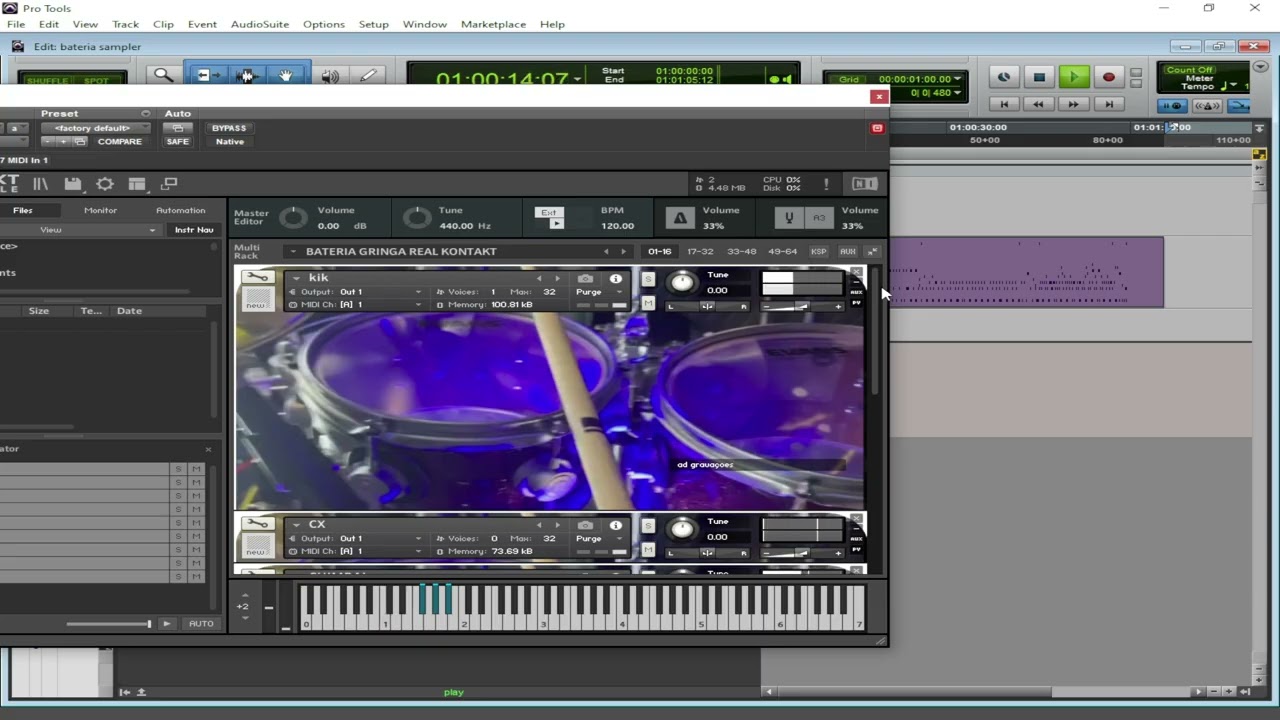 COPIANDO A BATERIA DO GRINGO PARA KONTAKT