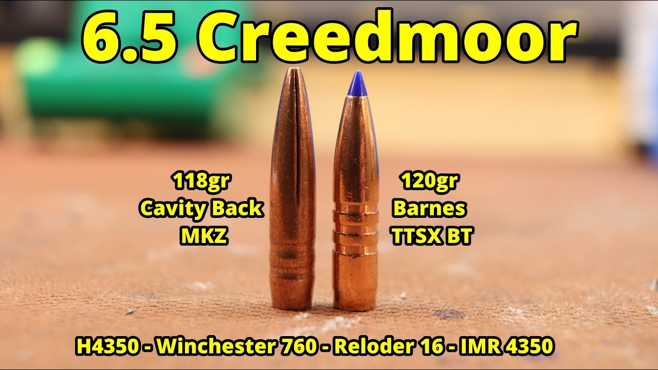 6.5 Creedmoor - Barnes TTSX and Cavity Back MKZ