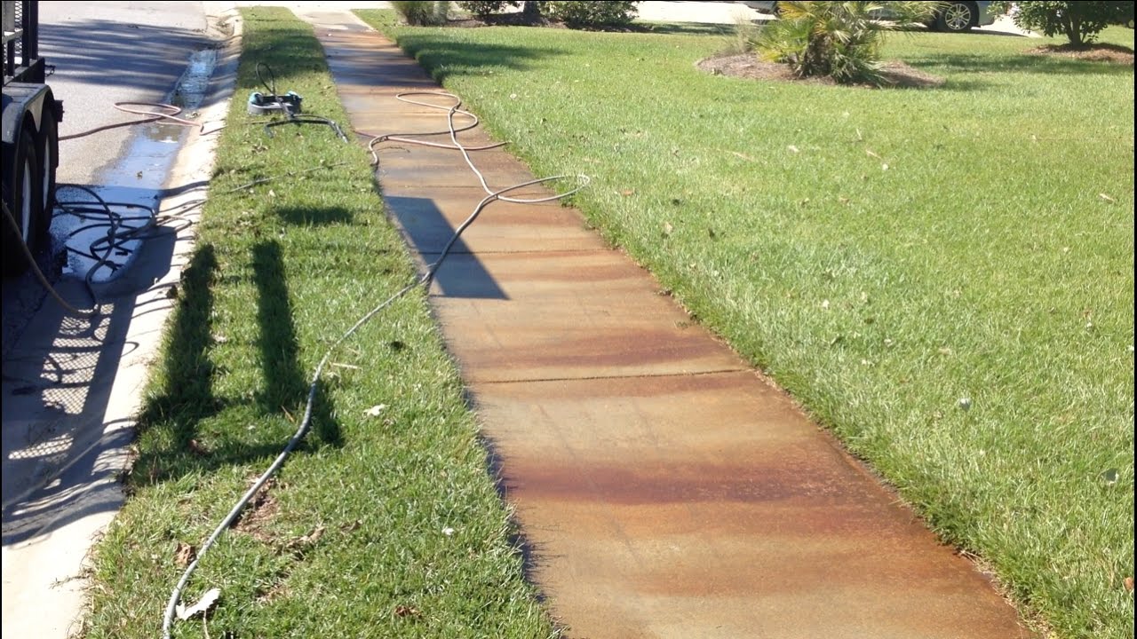Rust Stain Removal Concrete Charleston, SC