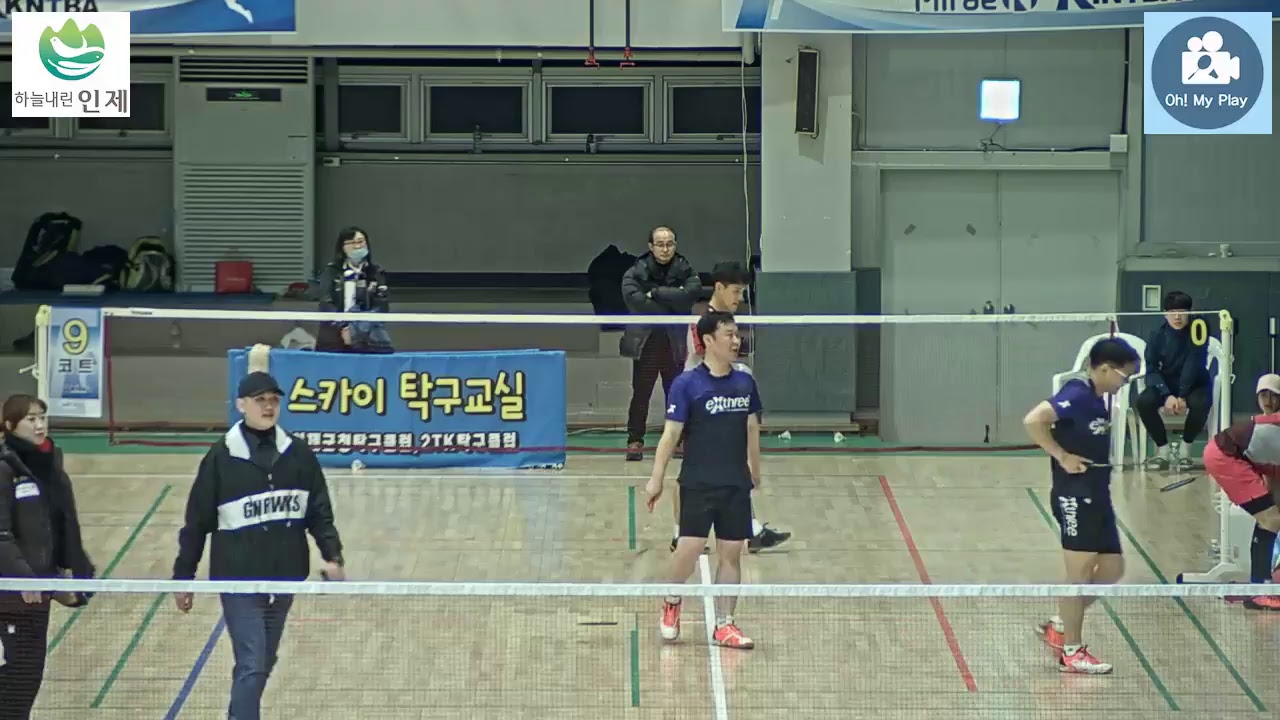 [제8회교직원배드민턴대회]남복 30A 준결승(부산) 최형석 / 박원배 vs (경북) 이승훈 / 이무오
