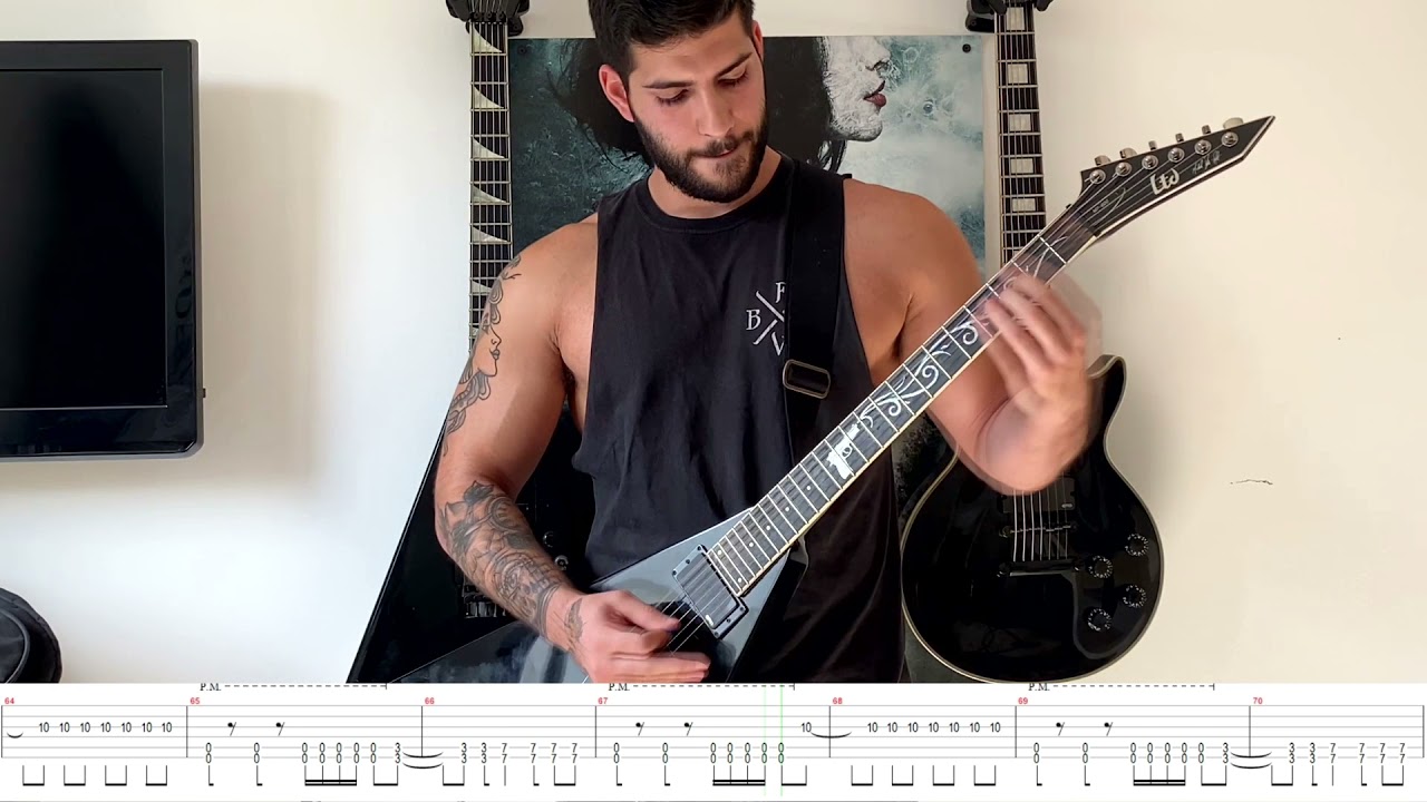 Bullet For My Valentine - "Hand of Blood" - Guitar Cover with On Screen Tabs (#1)