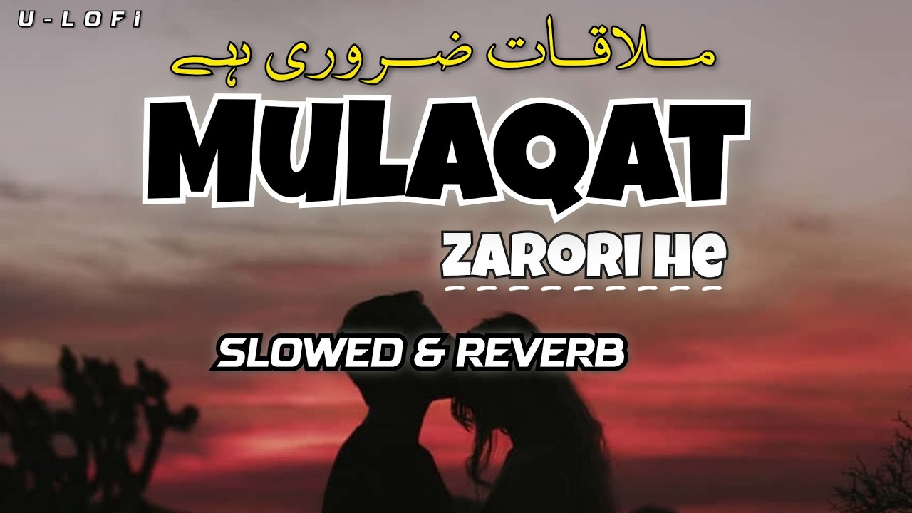 Dil tain kan Bahu Thindaye Mulaqat Zarori He Slowed and Reverb Saraiki Song By Shazil Niazi 