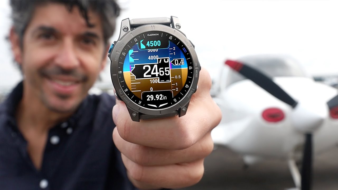 Полет с пилотскими часами Garmin INSANE D2 Mach 1