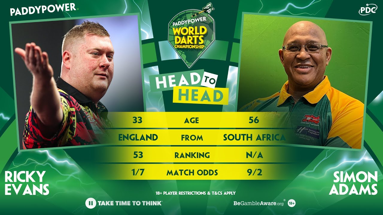 PDC World Darts Championship 2024 Round 1 Ricky Evans vs Simon Adams 2023 12 17 HUN