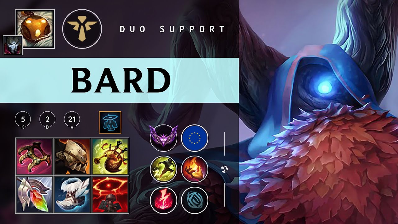 Bard Support vs Rakan - EUW Master Patch 26.02