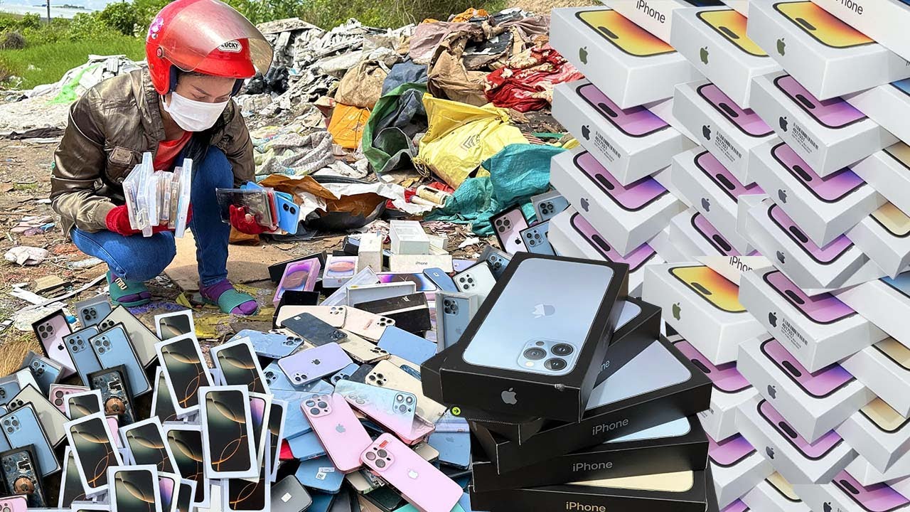 😍📦 Holiday !! 📲Found Many phones oppo vivo iphone 11,12,13…in Box,Restoration destroyed Broken phone