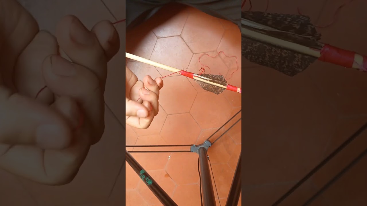 As&iacute; es como suelo armar mis flechas. #tiroconarco #arqueria #archery #arco #flecha #artesanal