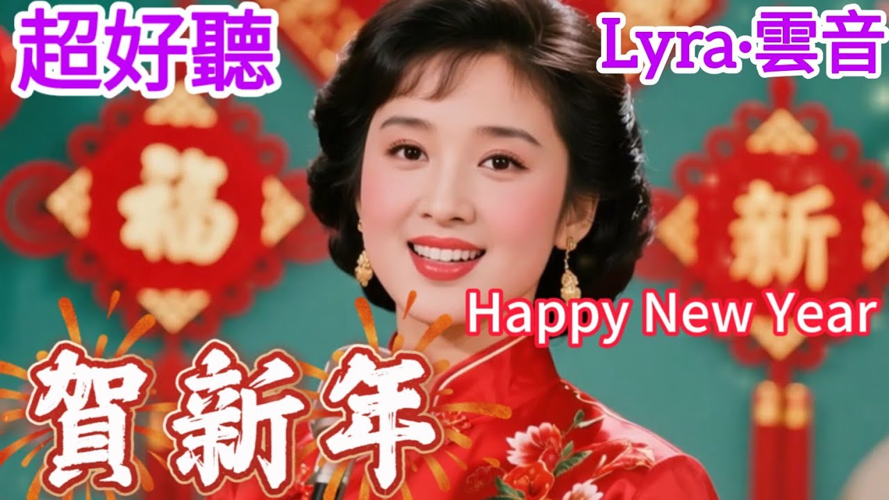 Lyra·雲音 翻唱 超好聽 |《賀新年》| 女聲版 | 原唱:張帆 | 賀新年，祝新年，新年啊，年連年 | Beautiful | 