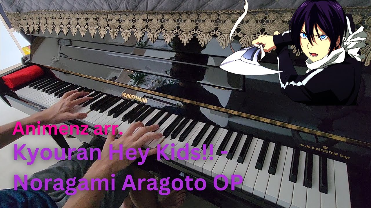 Kyouran Hey Kids!! (Animenz arr.) - Noragami Aragoto OP (Piano) | THE ORAL CIGARETTES