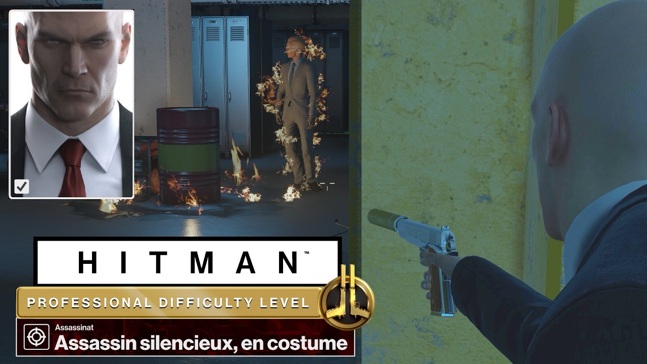 Hitman : PROFESSIONNEL - Assassin Silencieux, en costume / Marrakech