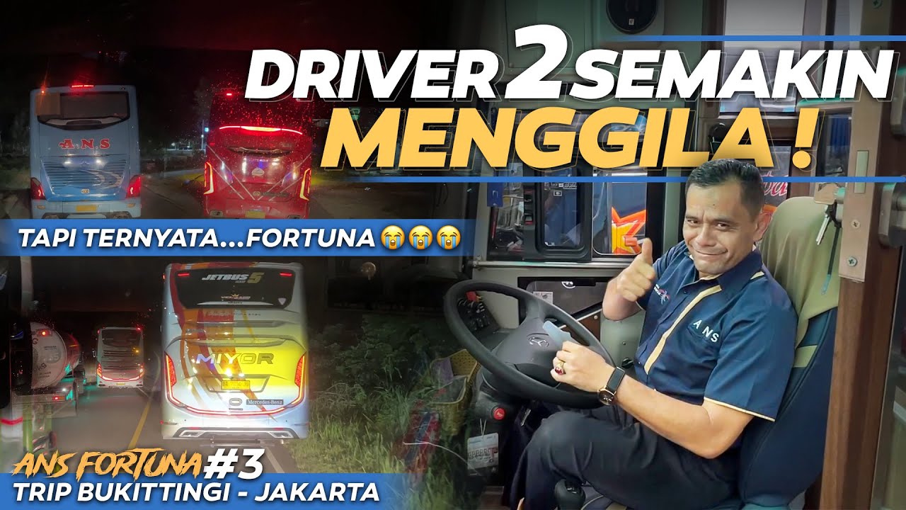 FORTUNA 😭😭😭 : PO ANS Luxury Class Mercedes-Benz OH 1626 EURO4 Bukittinggi - Jakarta