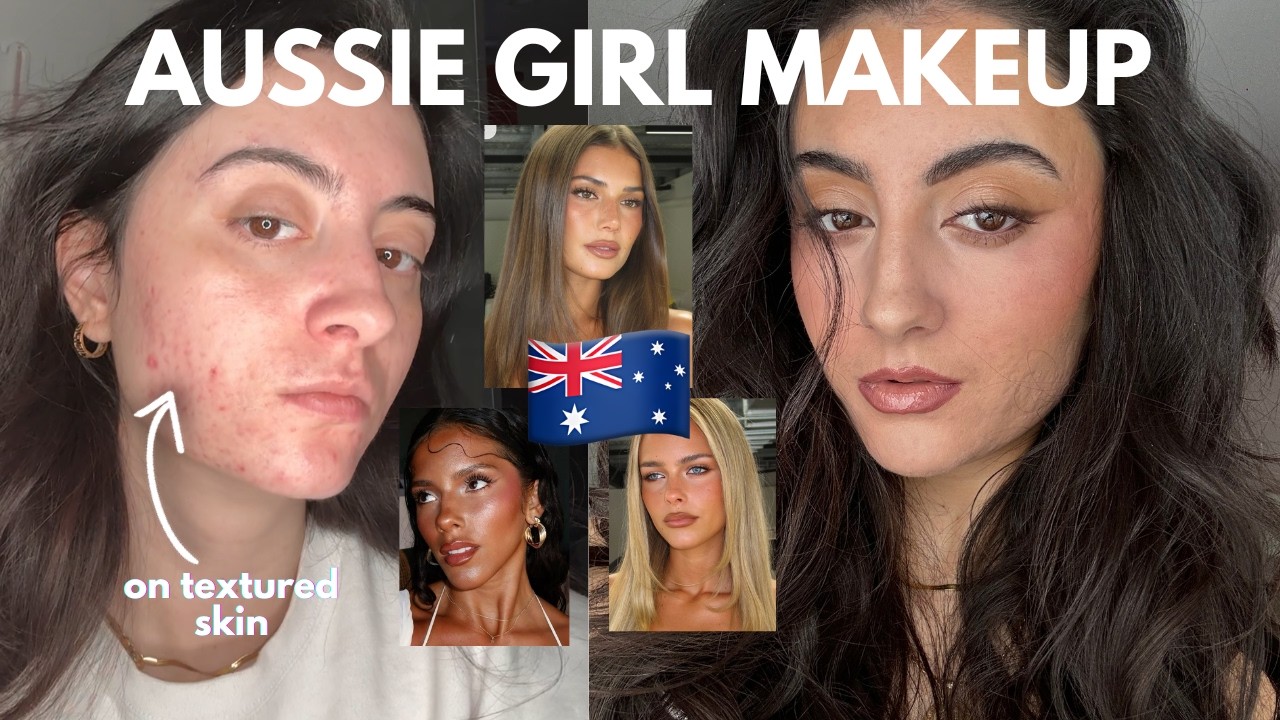 Пробую макияж от AUSSIE GIRL на проблемной/неровной коже 🦘🇦🇺