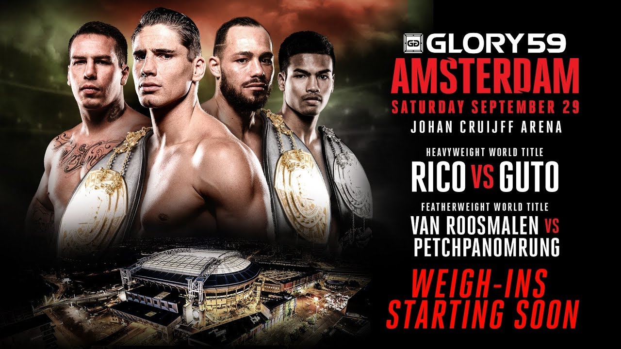 GLORY 59 Amsterdam: Weigh-ins