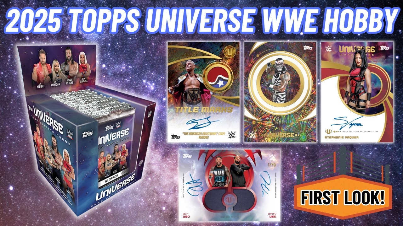 FIRST LOOK! MISSING HIT!? 🪐🧐 2025 Topps Universe WWE Hobby Box Opening!