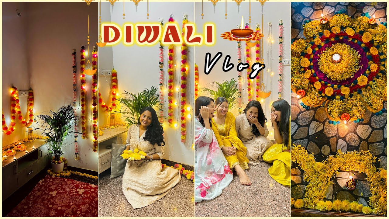 Last DIWALI with my friends❤️🪔 | Preparation for Diwali party✨|| DIWALI VLOG||
