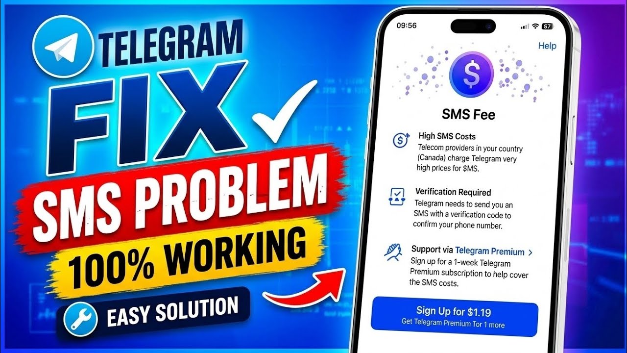 How To Fix Telegram SMS Fee Problem (2026) | 100% Working Solution