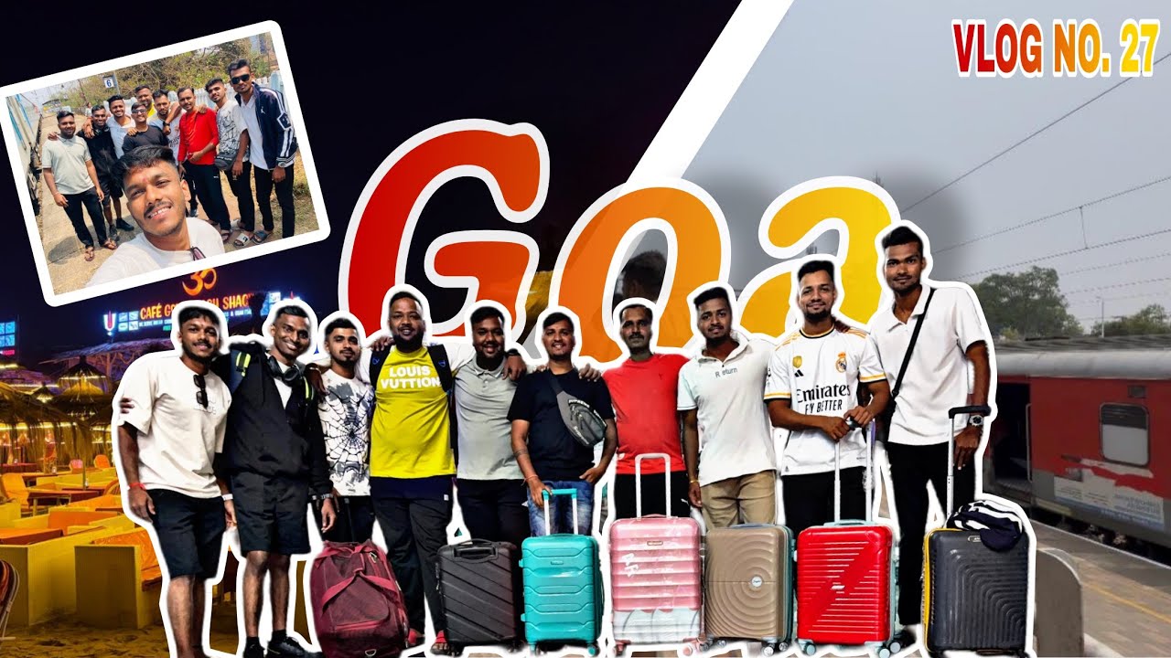दोस्तों की साथ की Goa Trip❤️🌴🔥Full Enjoy .🔥😊#travel #vlogger #subscribe #crazzyroni #shreemanlegend 
