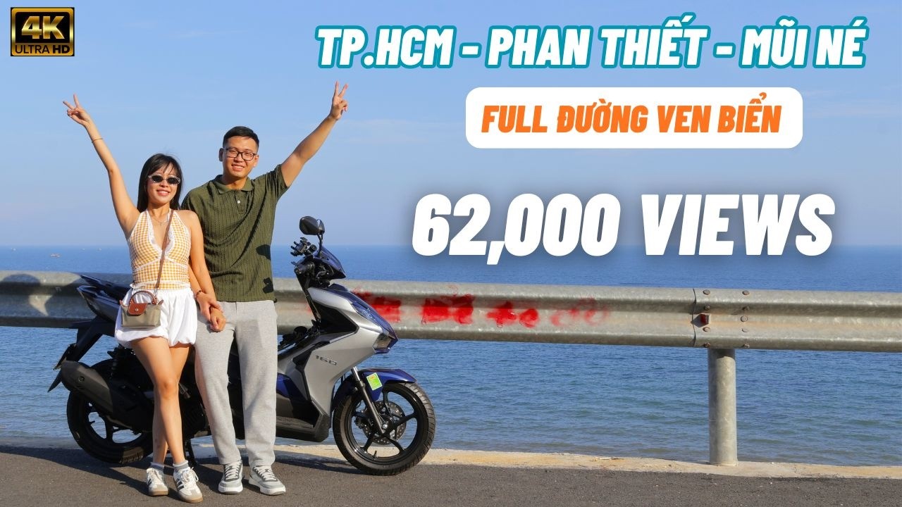 AB160 /TPHCM - PHAN THIẾT - MŨI NÉ l Full cung đường ven biển né QL1A - Quay combo DJI siêu đẹp.