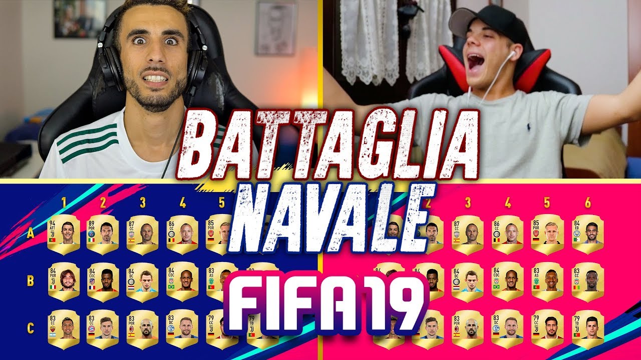 😱BATTAGLIA NAVALE su FIFA 19! INDOVINA il CALCIATORE CHALLENGE vs ENRY LAZZA!