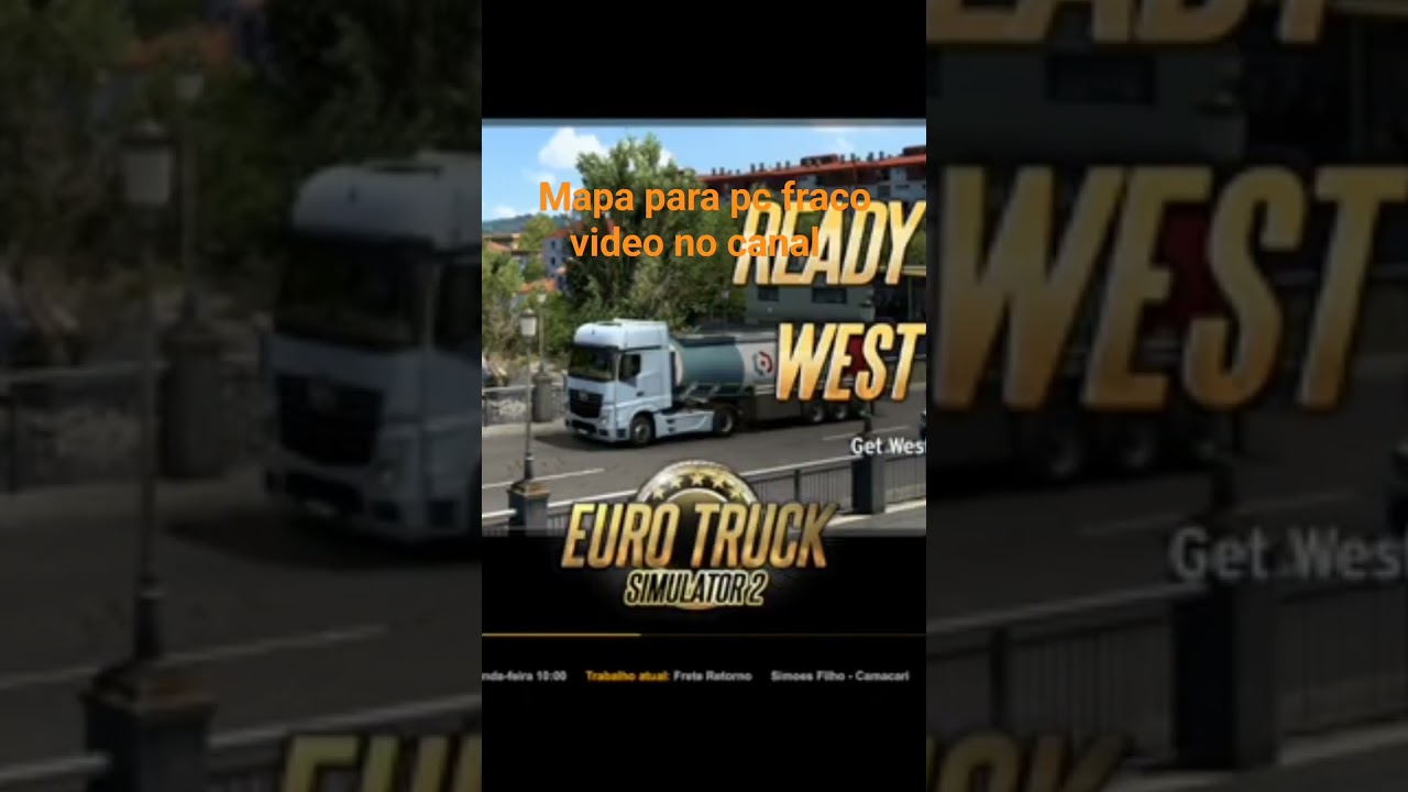 mapa para pc fraco rodando perfeitamente  #mapabr #live #jogandoeurotruck2  #mapabrbrasil