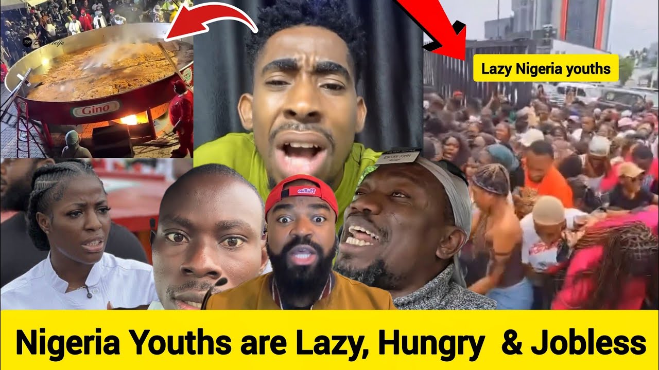 Nigerians Blast Nigeria Youths for Supporting Hilda Bacci Cooking WORLD BIGGEST POT of Jollof Rice 