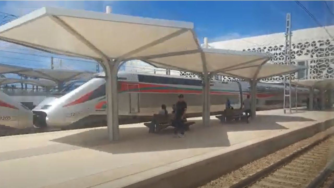 Africa's first ever High-speed Train | Rabat Agdal - Mohammédia Train Station Ride | Rabat #morocco