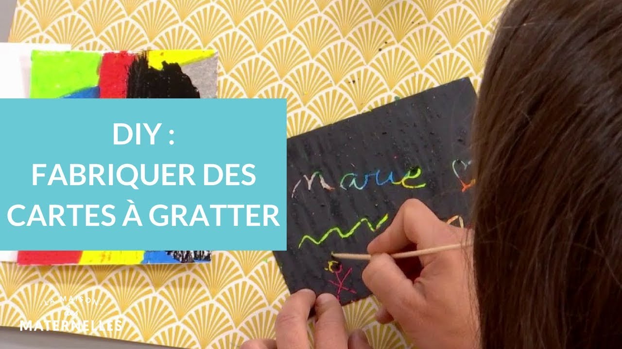 DIY : une carte à gratter - La Maison des maternelles #LMDM