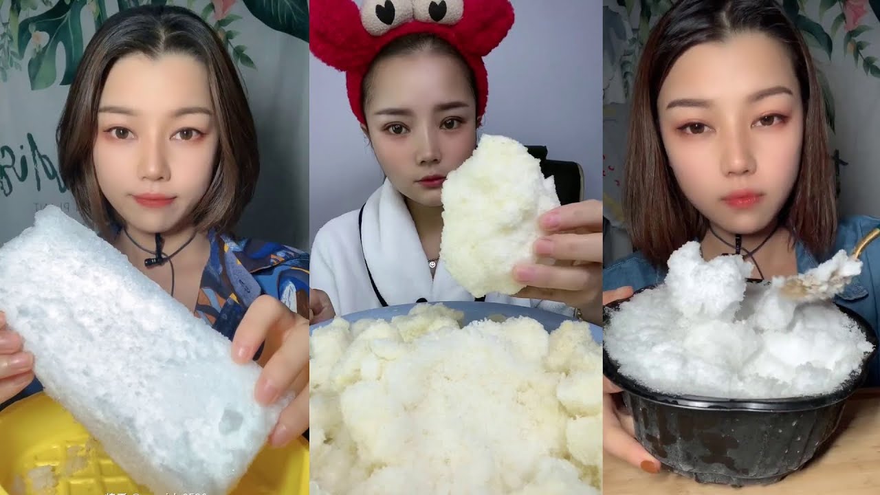 Buz Yemek Videoları - #336 ASMR (İce Eating)