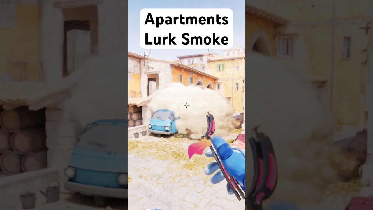 Lurk smoke apartments Inferno #cs2 #counterstrike2 #shorts