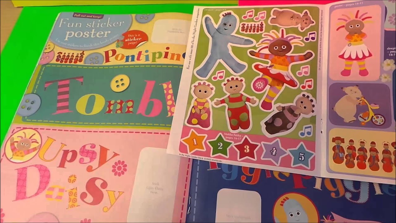 Official In The Night Garden Magazine In English Issue 155 with Haahoo unboxing