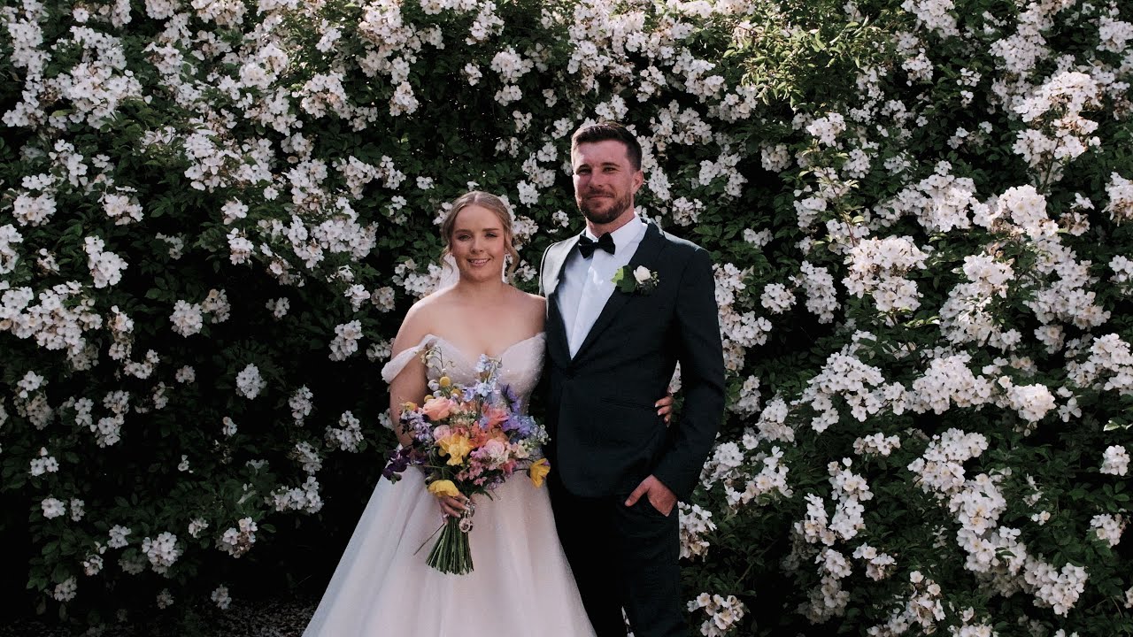 Wedding Highlights Film // Kaitlyn + Tyler's North Canterbury Wedding in Swannanoa