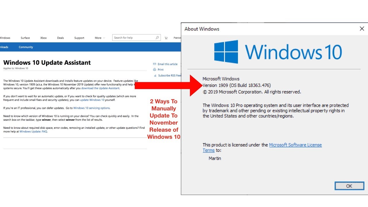 How to Get Windows 10 November 2019 Update Now For Free! (Manually)