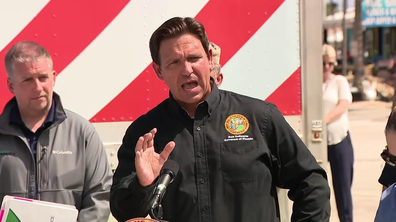 WATCH LIVE: Gov. DeSantis Helene recovery update in Pinellas County