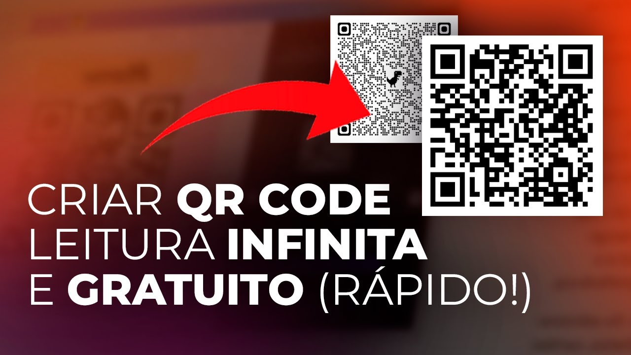 Como criar um QR CODE GRATUITO com LEITURA INFINITA! (R&Aacute;PIDO E F&Aacute;CIL!)