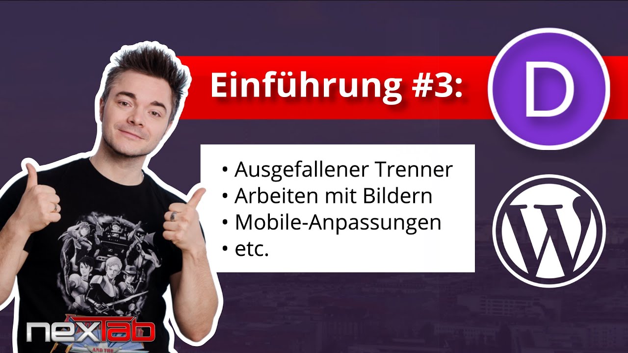Deutsche Divi Einführung #3 - Erstellen komplexer Layouts mit dem Divi Builder