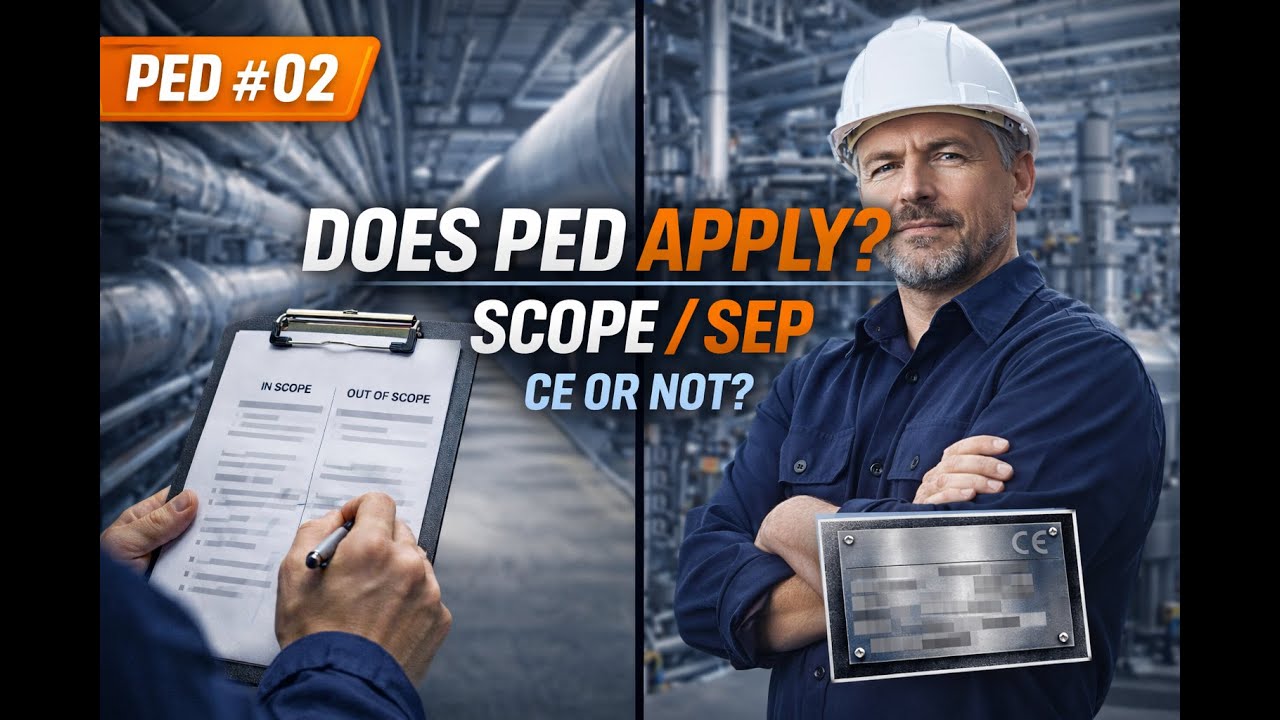 PED Scope & Exclusions + SEP (No CE Marking?) | PED Masterclass #02