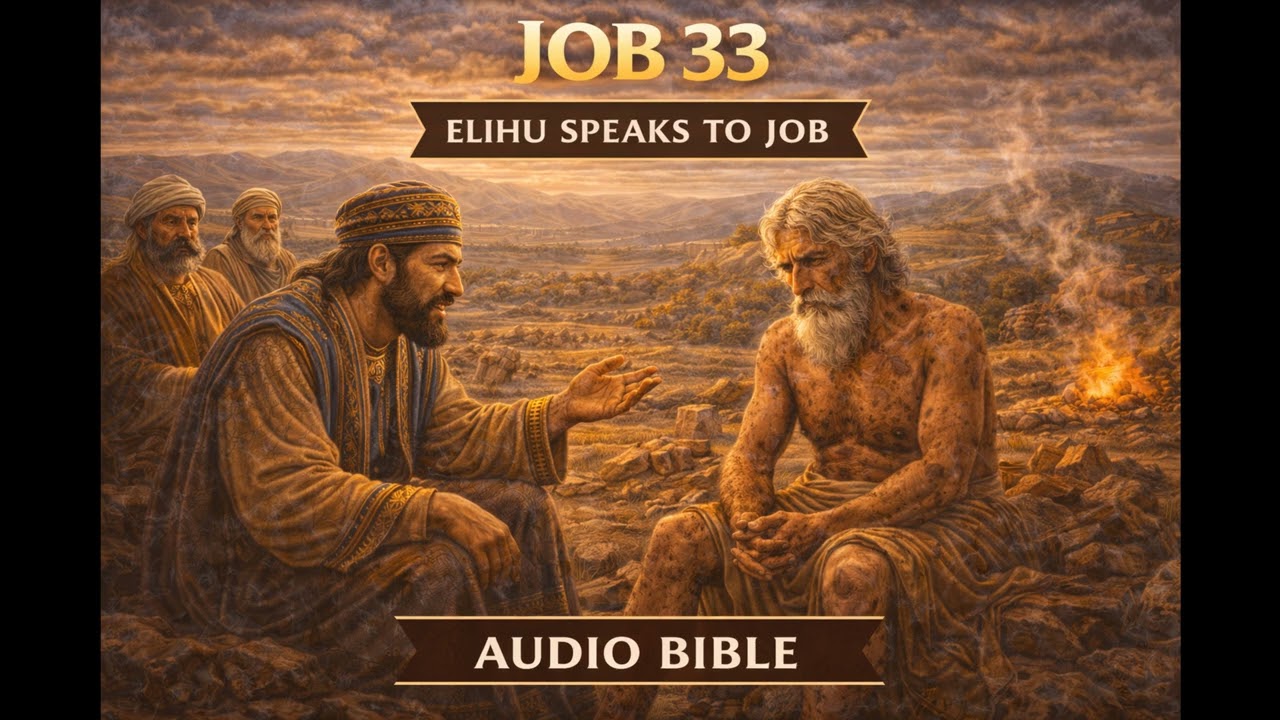 📖 Job 33 (Audio Bible) | God Speaks in Many Ways, Mercy Over Condemnation