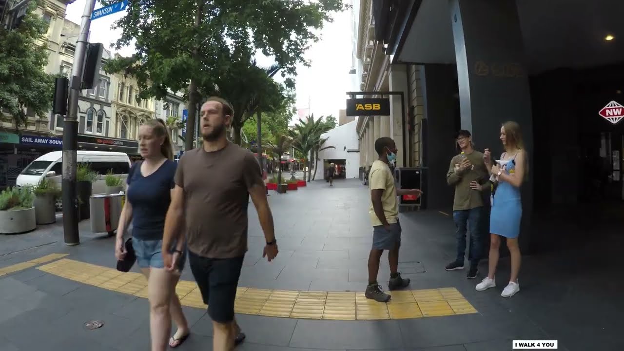 4K| Auckland  |  New Year 2022 | Beach walk | Kohimarama | Queen Street | I walk for you