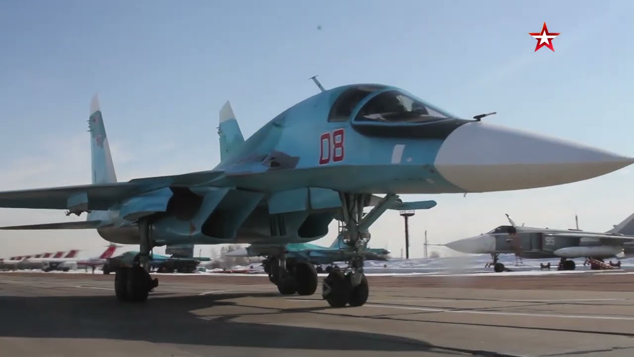 Video from the cockpit: Su-34 crews performed 