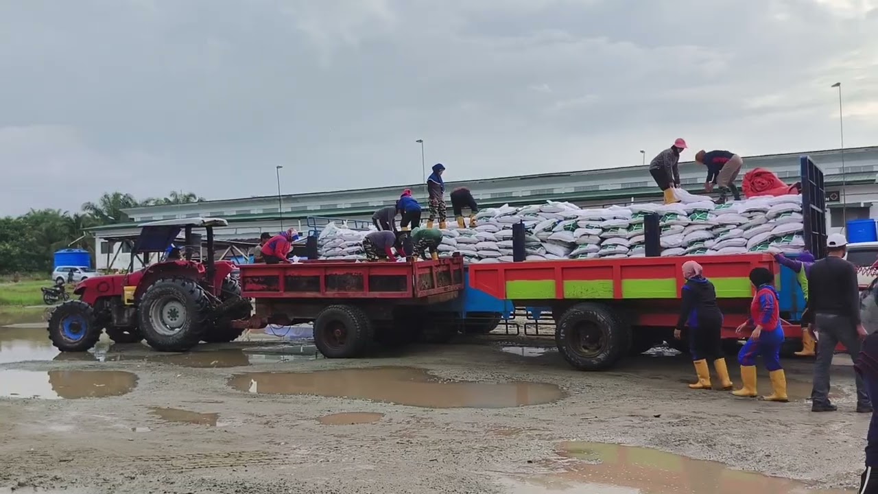 Pekerjaan tidak menilai jantina..boleh tahan juga dia org kerja berat.. 👍👍
