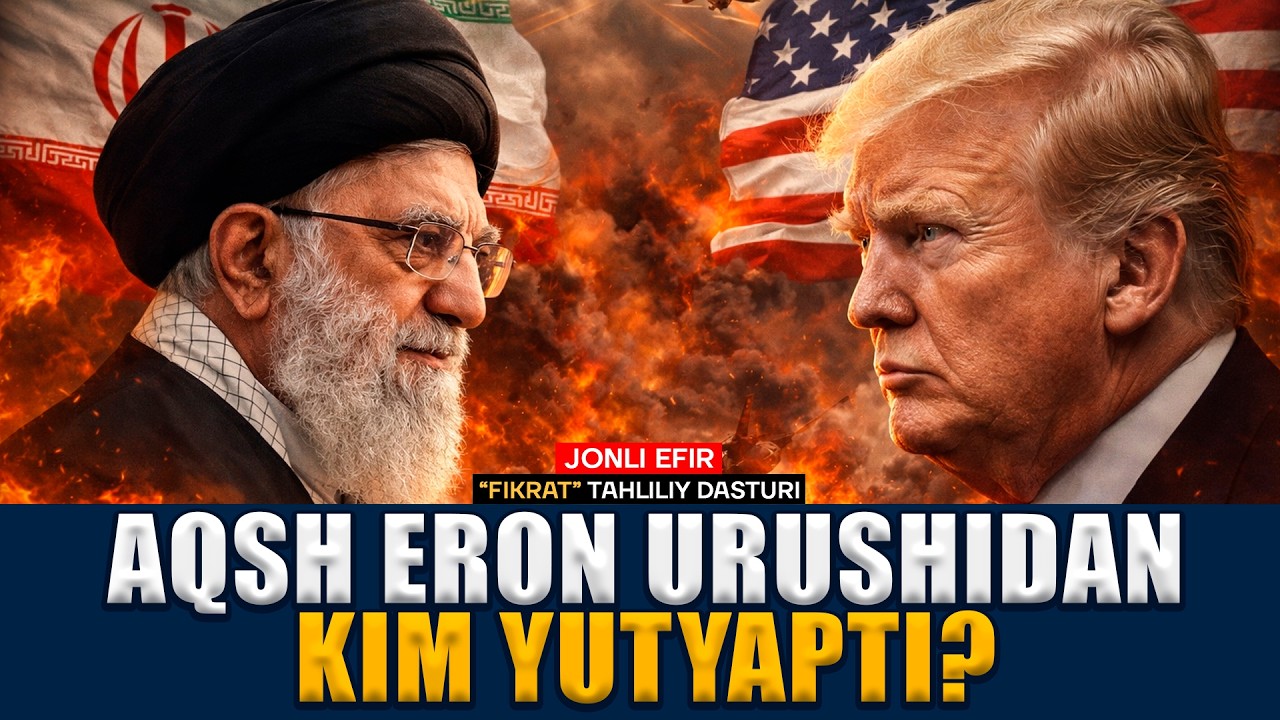 🔴JONLI EFIR: Eron og‘riqli zarbalar berishni boshladi #fikratuz #tahlil #iran #usa
