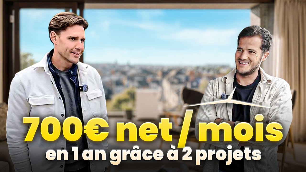 Il génère 700€ net par mois avec ces 2 projets à Charleroi