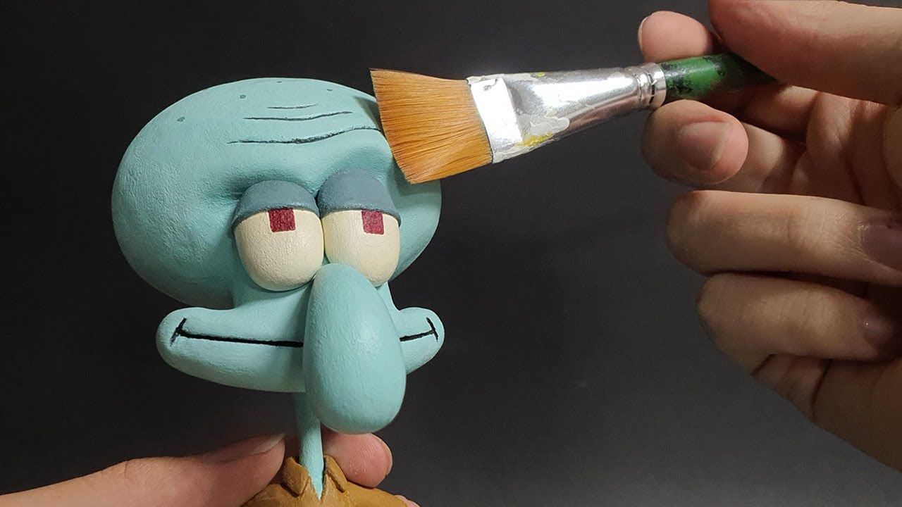 Sculpting Squidward Tentacles | Spongebob Squarepants
