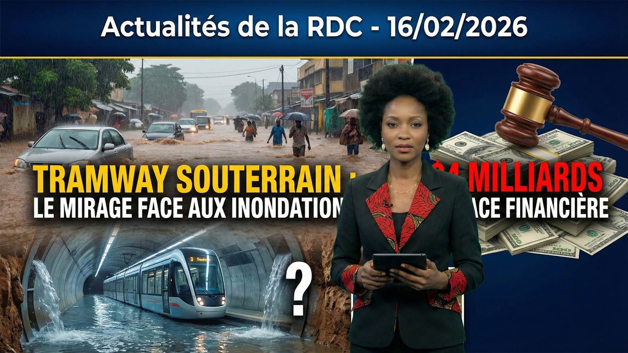 INSIDE NEWS RDC | 16/02/26 | KINSHASA : TRAMWAY SOUTERRAIN, MIRAGE OU RÉALITÉ ?